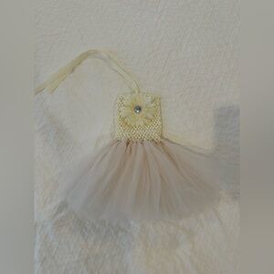 Cream Tutu Dress size newborn